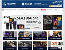 Tablet Screenshot of flir-direct.com
